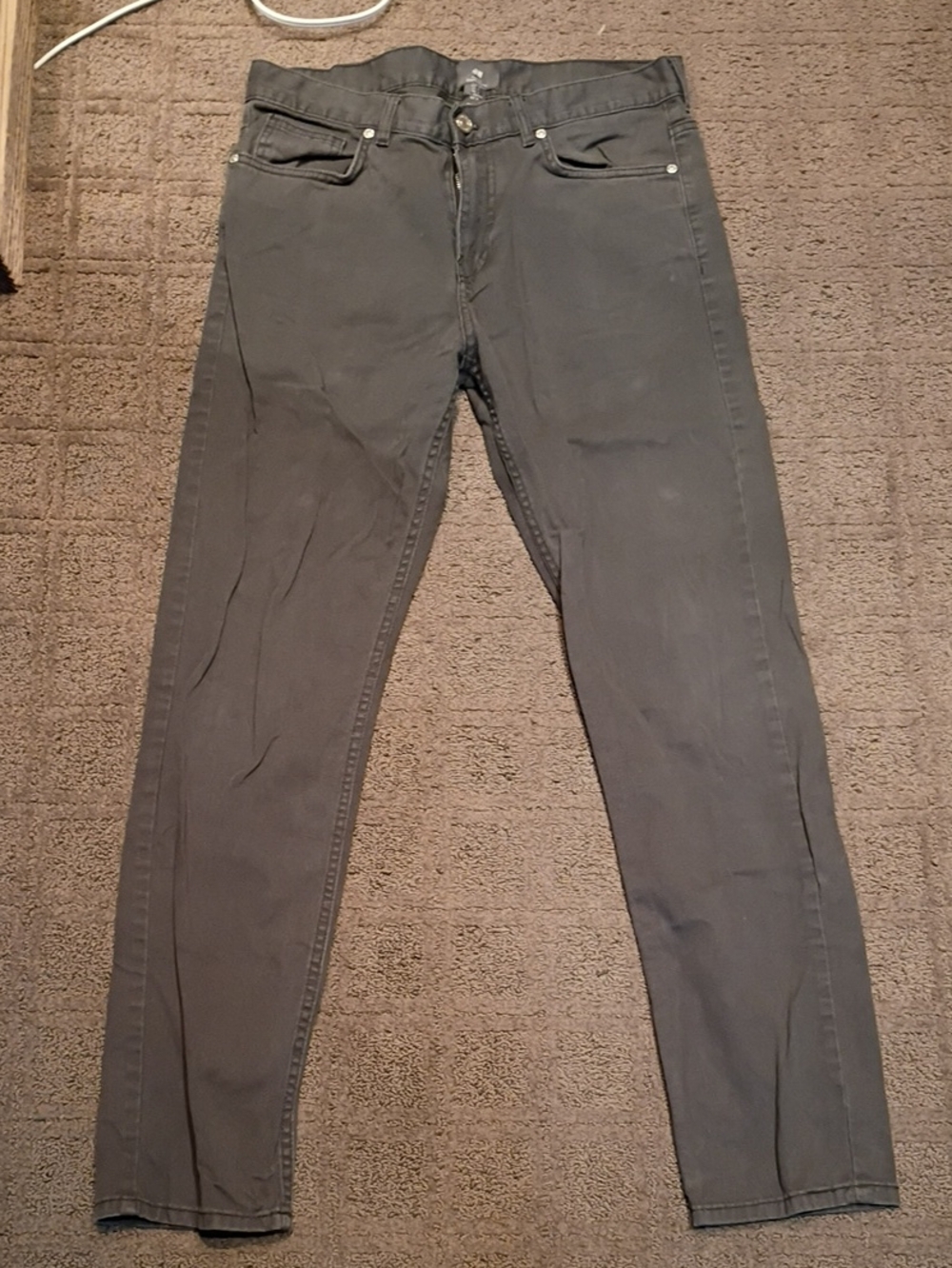 H&M Black Slim Fit Jeans - Charcoal